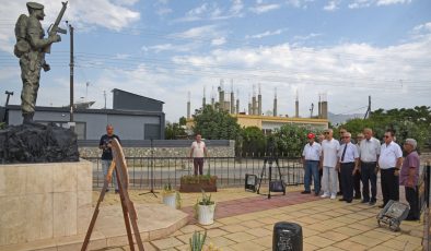 Haspolat’ta şehit düşenler törenle anıldı