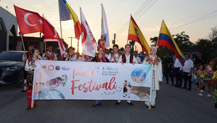 15. Yeniboğaziçi Pulya ve Uluslararası Halk Dansları Festivali Görkemli Törenle Başladı