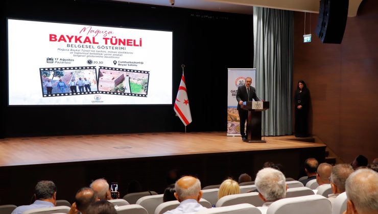 “Mağusa Baykal Tüneli” belgeseli izleyiciyle buluştu