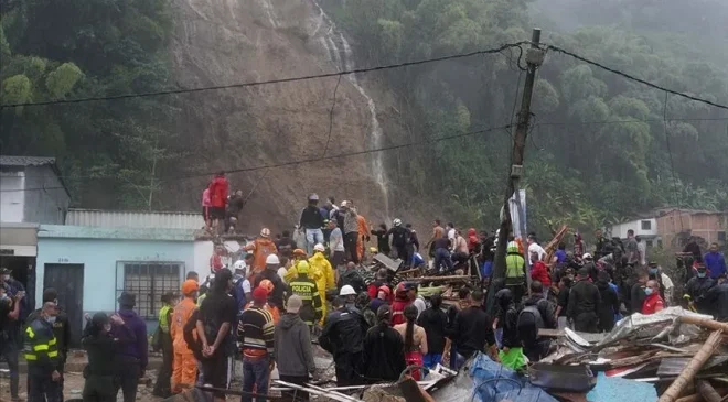 Kolombiya’daki Altın Madeninde Heyelan13 Kişi Hayatını Kaybetti