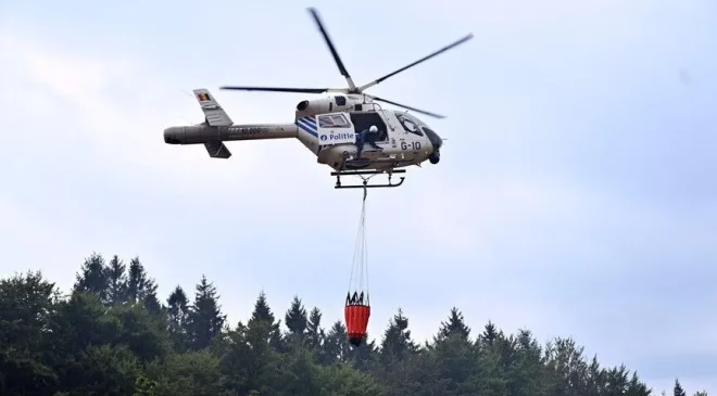 Belçika’da Günlerdir Süren Büyük Orman Yangını Kontrol Altında