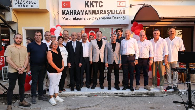 Meclis Başkanı Öztürkler, Kahramanmaraşlılar Derneği Güzelyurt Şubesi’nin Açılışına Katıldı
