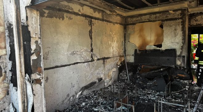 Gönyeli’de ev yangını.. Balkonda unutulan çakmak ısınıp patladı