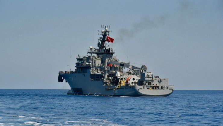 TCG Işın, Girne Açıklarında Arama Faaliyetlerini Sürdürüyor