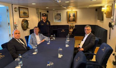 Cumhurbaşkanı Erhürman, TCG IŞIN Gemisindeki Çalışmaları Yerinde İnceliyor