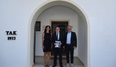 Telsim yöneticilerinden Türk Ajansı Kıbrıs’a ziyaret