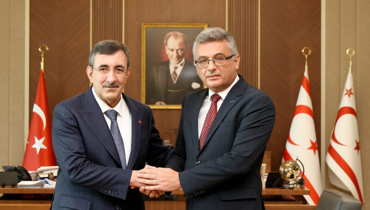 Erhürman, TC Cumhurbaşkanı Yardımcısı Yılmaz’la görüştü