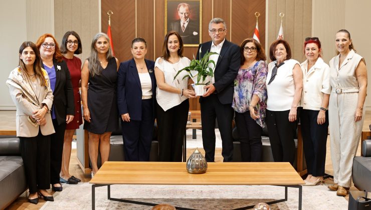 Ctp kadın örgütü’nden erhürman’a ziyaret