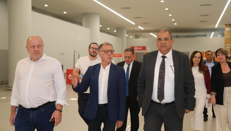 Bayındırlık ve Ulaştırma Bakanı Sucuoğlu Ercan Havalimanı’nda incelemelerde bulundu