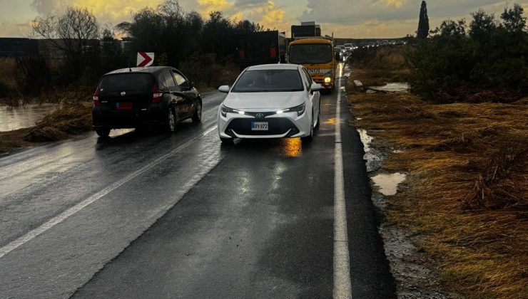 Yılmazköy-Kılıçaslan ana yolu yeniden araç trafiğine açıldı