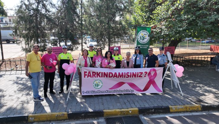 Meme kanseri farkındalık ayı dolayısıyla pgm ve khyd iş birliğinde etkinlik düzenlendi
